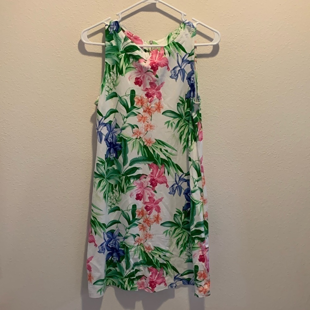 Tommy Bahama Womens sleeveless floral dress/Super soft/See measurements for size
